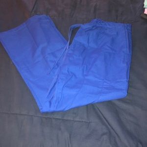 Royal blue scrub pants